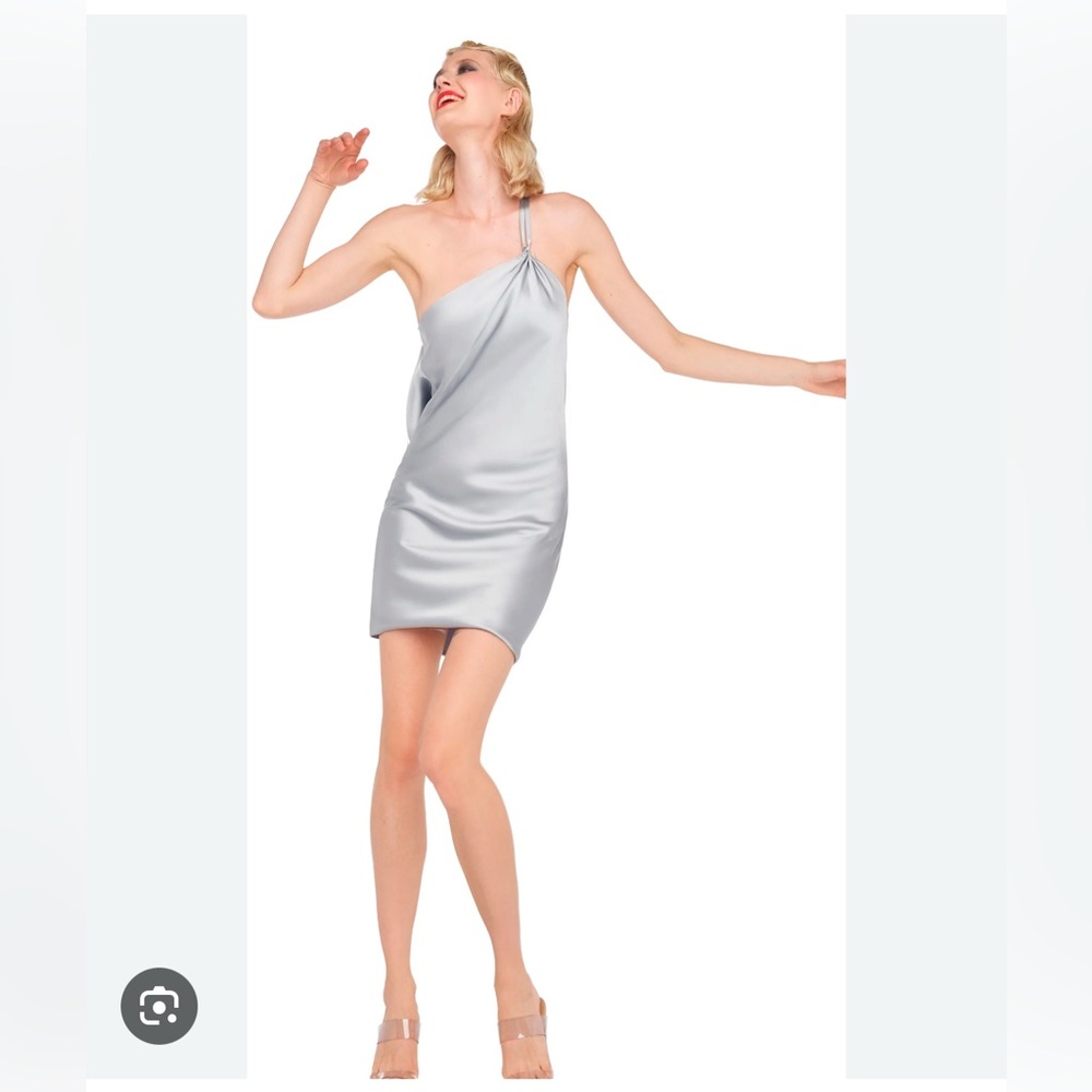 Norma Kamala Silver Mini Dress